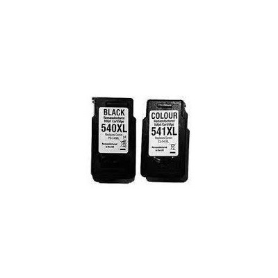 Cartuccia Rigenerata per Canon Pixma MG 2150 MG 3150 Canon PG-540XL Nero ML25 CL-541XL Colore 15ML 5MLX3