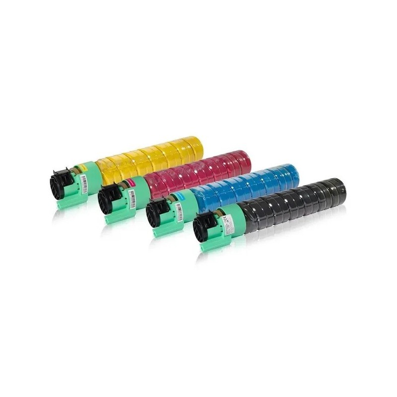 Toner Type 245 Rigenerato per Ricoh Aficio CL4000DN C410DN Nero e Colore Pagine 15.000