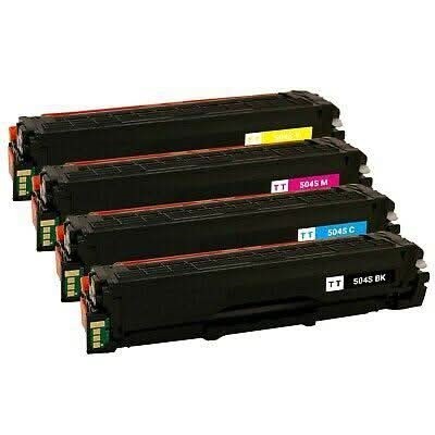 Samsung Toner 504S Rigenerato per Samsung CLP 415 CLX 4195 CLT-504S Nero Pagine 2.500 Colore Pagine 1.800