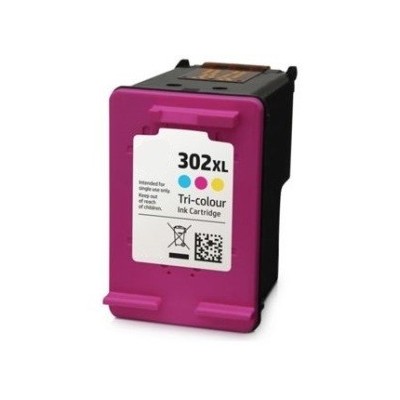 Cartuccia 302XL Colore Compatibile per HP Officejet 3830 F6U67AE 3X6ML Pagine 330