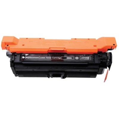 Toner CE260A Compatibile per HP Color Laserjet CP4500, CP4025 CP4525 647A Nero Pagine 8.500