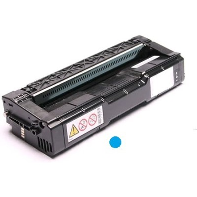 Toner SPC220 C Rigenerato per Ricoh Aficio SP C220 406097 407645 Ciano Pagine 2.000