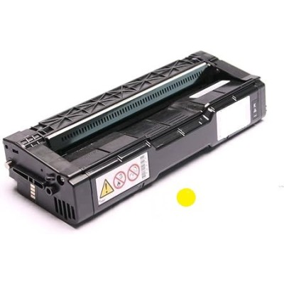 Toner SPC220 Y Rigenerato per Ricoh Aficio SP C220 406106 407643 Giallo Pagine 2.000