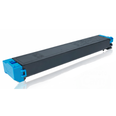 Toner MX61GTCA C Rigenerato per Sharp MX-2630 MX-2651 MX-3050 MX60GTCA MX-60 Ciano Pagine 24.000