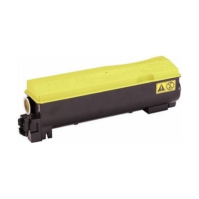 Toner TK-570 Y Con Vaschetta Compatibile per Kyocera FS-C5400DN 1T02HGAEU0 Giallo Pagine 12.000