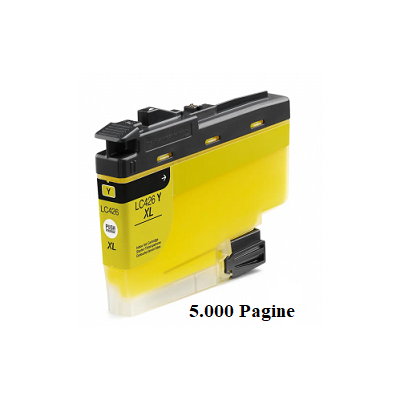 Cartuccia LC-426XL Y Compatibile per Brother MFC-J4340 J4335 J4540 Giallo Pagine 5.000