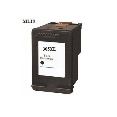 Cartuccia 305XL BK XXL Compatibile per HP Deskjet 2710 2720 2724 3YM62AE Nero ML18
