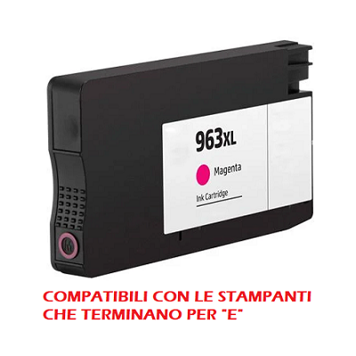 Cartuccia 963XL M Compatibile per HP Officejet Pro 9010 Magenta 3JA28AE ML25.8