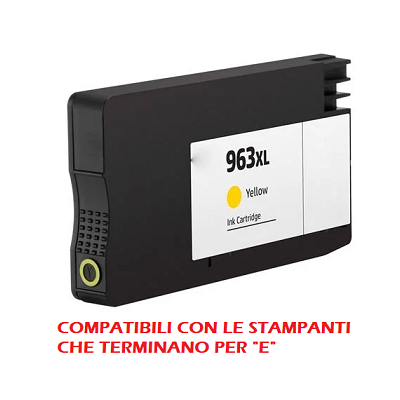 Cartuccia 963XL Y Compatibile per HP Officejet Pro 9010 Giallo 3JA29AE ML25.8