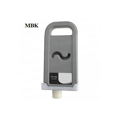 Cartuccia PFI-706 MBK Compatibile per Canon iPF8300 iPF8400 iPF9400 Nero Opaco Black Matte 6680B001 700ML