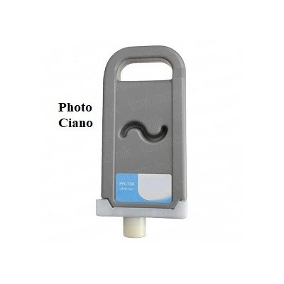 Cartuccia PFI-706 PC Compatibile per Canon iPF8300 iPF8400 iPF9400 Photo Ciano 6685B001 700ML